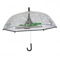 Paris UMBRELLA Regenschirm 76 Centimeters Transparent Koffer Rucksäcke & Taschen