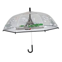 Paris UMBRELLA Regenschirm 76 Centimeters Transparent Koffer Rucksäcke & Taschen