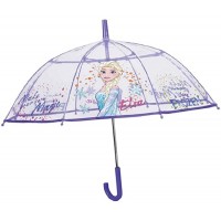 POS 30846 - Stockschirm mit Disney Frozen I Motiv Regenschirm für Mädchen Durchmesser circa 74 cm automatische Öffnung und Fiberglasgestell idealer Begleiter für regnerische Tage Koffer Rucksäcke & Taschen