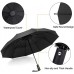 Regenschirm - Taschenschirm mit Auf-Zu-Automatik [2021 Neueste Anti-Popup] Leichter Faltschirm für Damen und Herren mit einer Berührung- Langlebig Stark Winddicht Super Wasserabweisend Koffer Rucksäcke & Taschen