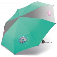 Scout Kinder Regenschirm Taschenschirm Schultaschenschirm mit großen Reflektionsflächen extra leicht Summer Green Koffer Rucksäcke & Taschen