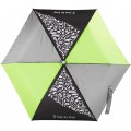 Step by Step Regenschirm Green & Grey grün-grau Magic Rain Effect Knirps für Kinder inkl. Farbwechsel Tasche und Handschlaufe Mädchen & Jungen Koffer Rucksäcke & Taschen