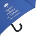 Stockschirm für Damen und Herren mit Automatik - Bedruckt Eigentlich wollte ich … - royal-blau Koffer Rucksäcke & Taschen