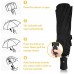 TechRise Regenschirm Taschenschirm mit Einhändiger Auf-Zu-Automatik Kompakt Stockschirm Transportabel für Reise Koffer Rucksäcke & Taschen