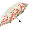 VON LILIENFELD Regenschirm Taschenschirm Mohnblumen Windfest Auf-Automatik Leicht Stabil Kompakt Blüten Koffer Rucksäcke & Taschen