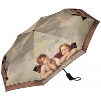 VON LILIENFELD Regenschirm Taschenschirm Raffael Engel Auf-Zu-Automatik Windfest Leicht Stabil Kunst Koffer Rucksäcke & Taschen