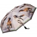 VON LILIENFELD Regenschirm Taschenschirm Wildpferde Windfest Auf-Zu-Automatik Kompakt Stabil Leicht Koffer Rucksäcke & Taschen