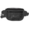 Jack's Inn 54 Mudslide Bauchtasche Hüfttasche aus Vollrindleder Vintage Black Koffer Rucksäcke & Taschen