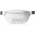 Love Moschino Damen Precollezione ss36 Hüfttasche PU New Shiny Quilted Weiß Normal Koffer Rucksäcke & Taschen