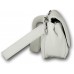 New Bags 2in1 Damen Hüfttasche Gürteltasche weiß gesteppt Ziernähte OTD5025W Kunstleder Umhängetasche Koffer Rucksäcke & Taschen