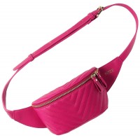 NYZE Damen Hip Bag - 100% Vegane Gürteltasche Bauchtasche Pink Koffer Rucksäcke & Taschen