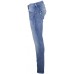 Herrlicher Skinny Jeans Piper Ziernähte Stretch Used Mittelblau Bekleidung