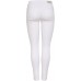 ONLY Damen Skinny Jeans Hose mit Stretch in weiß Regulare Leibhöhe FarbeWeiß Weite LängeL 30 Bekleidung