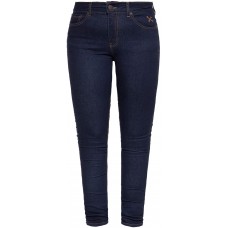 Queen Kerosin Damen High Waist Slim Fit Jeans Im 5-Pocket-Design Betty Bekleidung
