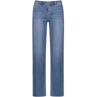 Taifun Damen Jeans Straight TS Organic Cotton lässige Passform Bekleidung