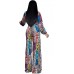 LightlyKiss Women Casual Sexy V Neck Jumpsuits Long Sleeve Loose Pants Party Clubwear with Belt Multicolor Bekleidung