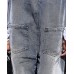 Damen Jeans Denim Gerade Hosen Verstellbarer Schultergurt Overall Latzhose Bekleidung