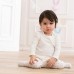 Bornino 2er Pack Baby Leggings Stoffhosen für Mädchen Öko-Tex zertifiziert weiß-rot Bekleidung