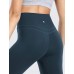 CRZ YOGA Damen Yoga Capri Leggings Sport Hose mit Hoher Taille-Nackte Empfindung -48cm Dunkelgrün 19'' - R418 34 Bekleidung