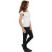 Ladies Cutted Leggings Urban Classics Streetwear Hose Damen S schwarz Bekleidung