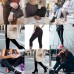 +MD Damen Shapewear Yoga Hose Leggings Figurformende Bauch Weg Shaping Leggins Hose Bekleidung