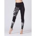 YUANMO Yoga Hosen Damen Stretchy Print Sport Workout Leggings Damen Hohe Taille Yoga Hosen6 Farben 4 Größen Bekleidung