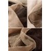MOONIGHT Frauen böhmische Baumwolle Leinen Double Layer elastische Taille Langen Maxi Rock Bekleidung