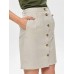 ONLY Damen Onlleonora Button Skirt PNT Rock Bekleidung