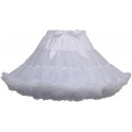 Tüllrock Damen Mini Rock Tutu 50er Jahre Petticoat Reifrock Unterrock Petticoat Underskirt Crinoline für Rockabilly Kleid R One Size Bekleidung