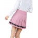 Women Girls High Waisted Plain Pleated Skirt Skater Tennis School Uniforms A-line Mini Skirt Lining Shorts Bekleidung