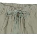 JETTINGBUY Damen-Shorts leicht bequem hohe Taille Kordelzug elastische Shorts einfarbig mit Taschen Bekleidung
