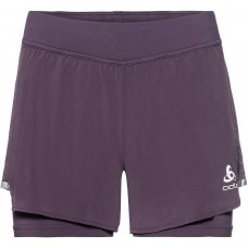 Odlo Damen Shorts 2-in-1 Shorts Zeroweight Ceramicool Ligh Bekleidung