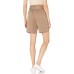 The Drop Rosie Paperbag-Falten-Shorts lange Shorts hoch geschnitten mit Gürtel Bekleidung