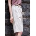 XinYangNi Damen Casual Soft Knit Elastische Taille Jersey Bermuda Shorts mit Kordelzug - - X-Groß Bekleidung