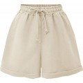 XinYangNi Damen-Shorts mit elastischem Bund und Kordelzug - - 3X-Groß Bekleidung