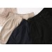 XinYangNi Damen-Sommer-Shorts für den Sommer klassische Mode bequeme Culottes elastische Taille breite Beintaschen lässige Shorts - Schwarz - XX-Large Bekleidung