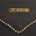 Love Moschino Borsa Pu Damen Henkeltasche Schwarz Nero 16x23x7 cm W x H L Schuhe & Handtaschen