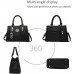 NICOLE & DORIS Damenhandtaschen Handtaschen Topgriffe Schultertasche Umhängetaschen klassische Handtaschen von Frauen Schwarz Schuhe & Handtaschen