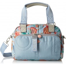 Oilily Damen Charm Sunflower Handbag Shz 1 Henkeltasche Blau Light Blue Schuhe & Handtaschen