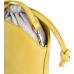 SIX Damen Handtasche Henkeltasche in senfgelb mit Kordelverschluss goldenen Details und Ringen in Hornoptik 726-666 SIX Schuhe & Handtaschen