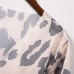 Yowablo Bluse Schal Tops Outwear Frauen Leopardenmuster Chiffon Beach Kimono Long Cardigan Bekleidung