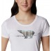 Columbia Damen Daisy Days T-Shirt mit grafischem Aufdruck Weiß Bär-Motiv White Bear Graphic XL 1934592 Bekleidung
