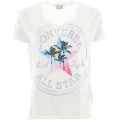 Converse - Maglietta J T-Shirt Mc Ct Ld Sunset R Up Donna Optical White Bekleidung