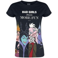 Disney Villains Bad Girls Frauen T-Shirt schwarz Bösewichte Disney Fan-Merch Filme Bekleidung