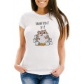 MoonWorks® Damen T-Shirt Spruch Motiv Corona-Virus  Hamsterkäufe Klopapier Nudeln Frauen Fun-Shirt lustig Bekleidung