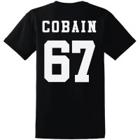 Nirvana Cobain 67 Unisex T Shirt Cotton Casual Rock Tshirt Tops & Shirts für Musikfans Bekleidung
