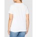 ONLY Carmakoma Damen CARRELI Life SS REG T-Shirt Bright White M-46 48 Bekleidung
