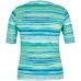 Rabe Damen T-Shirt mit Allover-Streifen im Aquarell-Style Bekleidung
