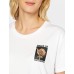 Scotch & Soda Damen Kurzärmliges Rundhalsausschnitt in Oversize-Passform T-Shirt Bekleidung