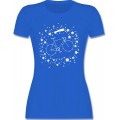 Shirtracer - Radsport - Fahrrad Sternenkonstellation - Tailliertes Tshirt für Damen und Frauen T-Shirt Shirtracer Bekleidung